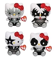 Ty Beanie Babies Hello Kitty Kiss Starchild, Demon, Spaceman